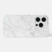 Rokerig grijze marmeren spiraal iPhone hoesje (Achterkant horizontaal)