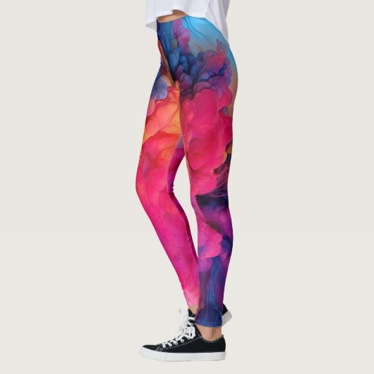 Rokerige felgekleurde Leggings (Links)