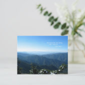 rokermtns w/sneeuw: Mtns belt.. John Muir Briefkaart (Staand voorkant)