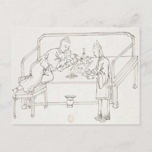 Rokeropium Briefkaart (Voorkant)