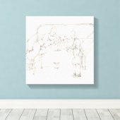 Rokeropium Canvas Afdruk (Insitu (Houten vloer))