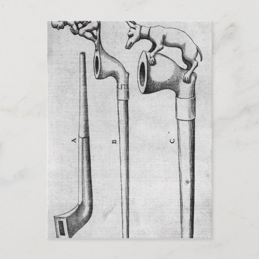 Rokerpijpen Briefkaart (Voorkant)