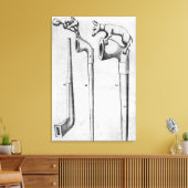 Rokerpijpen Canvas Afdruk (Insitu (Woonkamer))