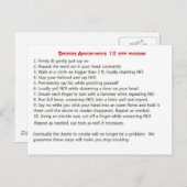 Rokers 12 stappen briefkaart (Voorkant / Achterkant)