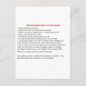 Rokers 12 stappen briefkaart (Voorkant)