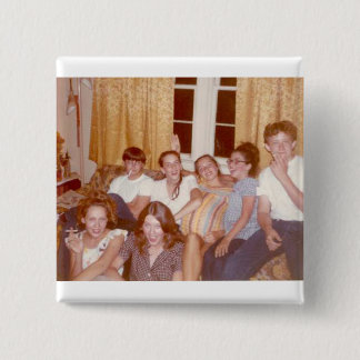 Rokers Vierkante Button 5,1 Cm