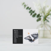 Rokerval Visitekaartje (Staand voorkant)