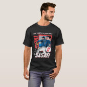 Roki Sasaki  Los Angeles D MLB Baseball Players ML T-shirt (Voorkant volledig)