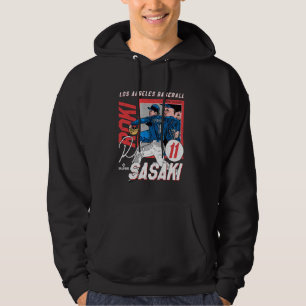 Roki Sasaki Los Angeles D MLB Honkbalspelers ML Hoodie