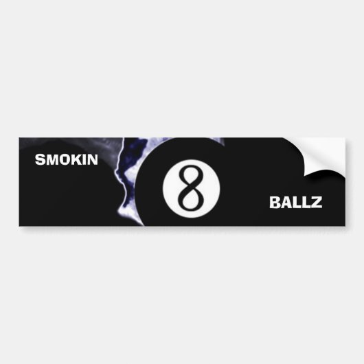 Rokin 8 Ballz-bumpersticker Bumpersticker (Voorkant)