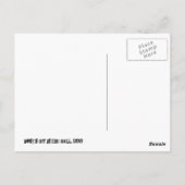 Rokin-giraffe Briefkaart (Achterkant)