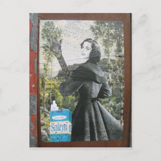 Rokin-giraffe Briefkaart (Voorkant)