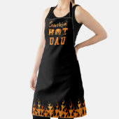 ROKIN' HOT DAD Barbeque Smoker Flames Schort (Insitu)