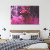 Rokin Roos Wall Canvas Afdruk (Insitu (Slaapkamer))