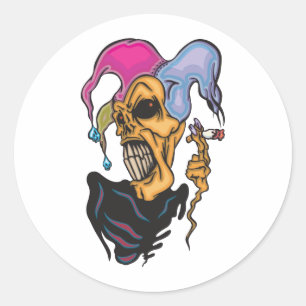 Roking Joker Ronde Sticker
