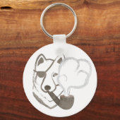 Roking Wolf Sleutelhanger (Voorkant)