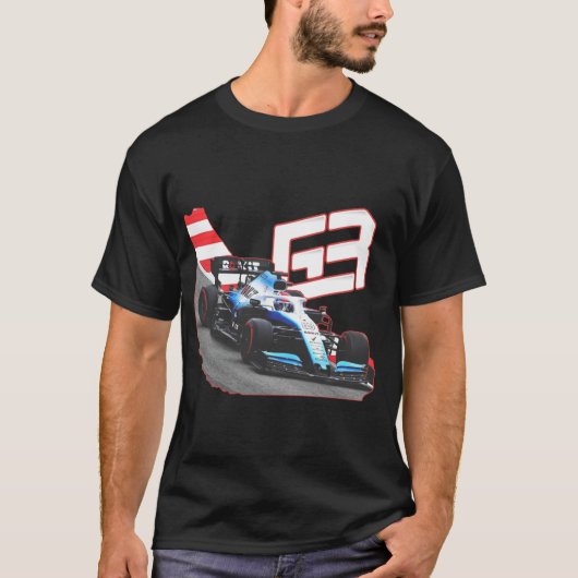 ROKiT Williams Racing, George Russell, Robert Kubi T-shirt (Voorkant)
