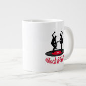 Rokken en rollen grote koffiekop (Voorkant rechts)