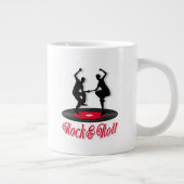 Rokken en rollen grote koffiekop (Rechts)