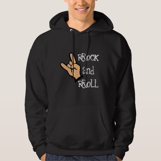 Rokken en rollen hoodie (Voorkant)