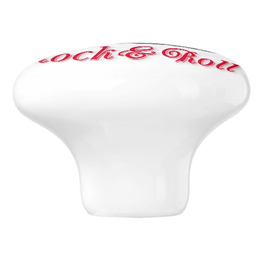 Rokken en rollen keramische knop (Zijkant)