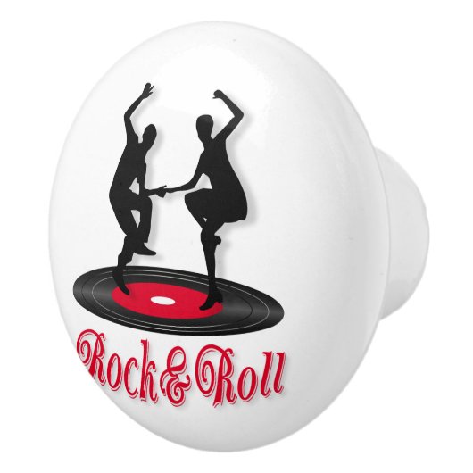 Rokken en rollen keramische knop (Rechts)