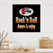 Rokken en rollen poster (Keuken)