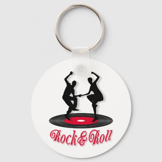 Rokken en rollen sleutelhanger (Voorkant)