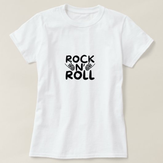 Rokken en rollen t-shirt (Design voorkant)