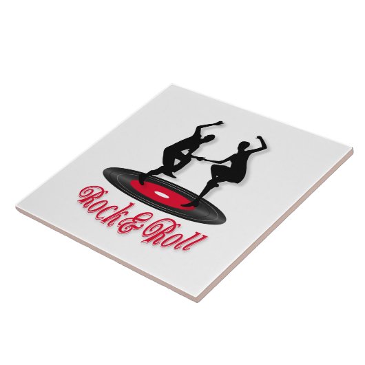 Rokken en rollen tegeltje (Zijkant)