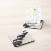 Rokken op zand bier onderzetter (Rechterzijde)