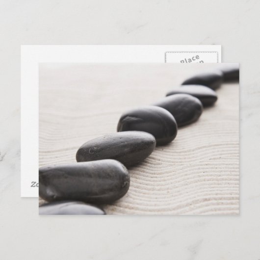 Rokken op zand briefkaart (Voorkant / Achterkant)