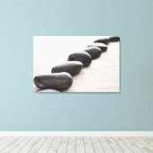 Rokken op zand canvas afdruk (Insitu (Houten vloer))