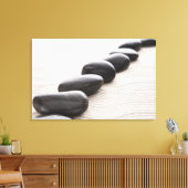 Rokken op zand canvas afdruk (Insitu (Woonkamer))