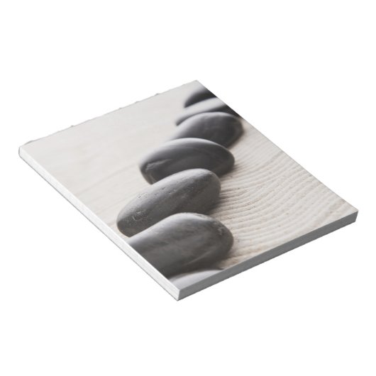 Rokken op zand notitieblok (Schuin)