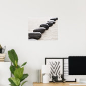 Rokken op zand poster (Thuiskantoor)