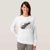 Rokken op zand t-shirt (Voorkant volledig)