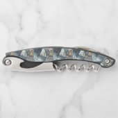 ROKSKELETON, KURKENTREKKER-FLESOPENER VOOR CEMETER KURKENTREKKER (Voorkant)