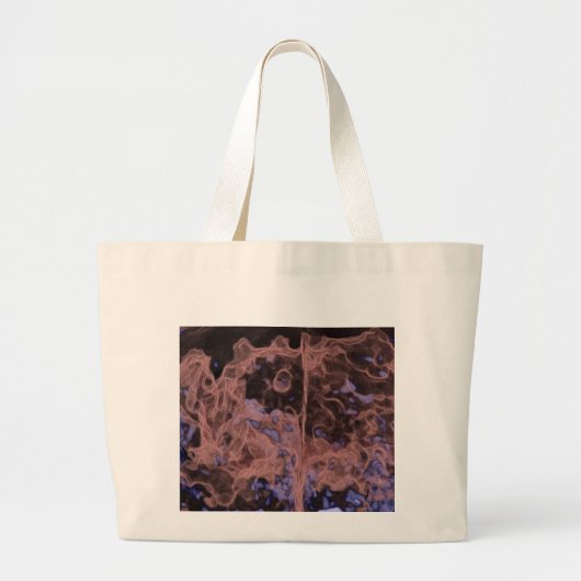 Roky bruin gepolijst Geode Grote Tote Bag (Voorkant)
