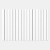 Roky Gray Polka Dot en Striped and Solid Inpakpapier Vel (Voorkant 2)