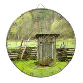 Roky Mountains Outhouse Dartbord (Voorkant)