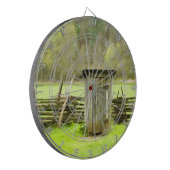 Roky Mountains Outhouse Dartbord (Voorkant Links)