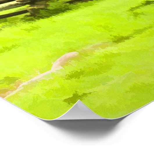 Roky Mountains Outhouse Poster (Hoek)