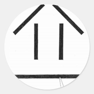 roky ronde sticker