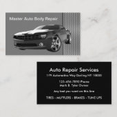 Rol, automatisch vormig ontwerp visitekaartje (Voorkant / Achterkant)