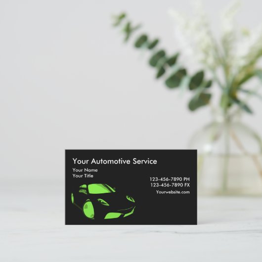 Rol autothema Modern Visitekaartje (Staand voorkant)