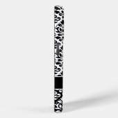 Rol Damask 2Part Ptn BW Band (Aangepast) Case-Mate iPhone Case (Achterkant / Rechts)