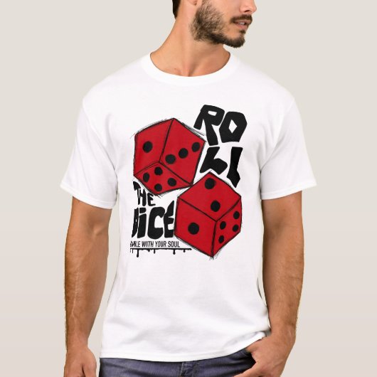 Rol de Dice T-shirt (Voorkant)