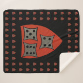 Rol de dobbelstenen, neem je kansen sherpa deken (Voorkant (horizontaal))