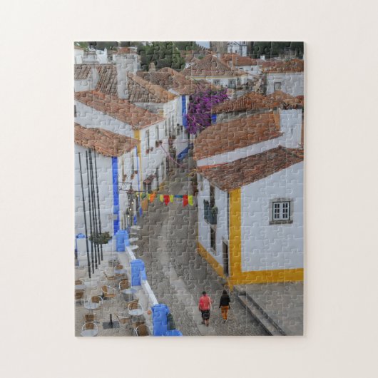 Rol door Obidos, Portugal Legpuzzel (Verticaal)